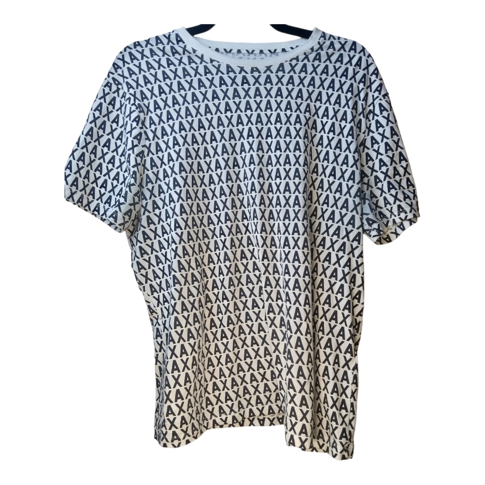 Mens size medium armani exchange with  Kassim AX LOGO GRAPHIC